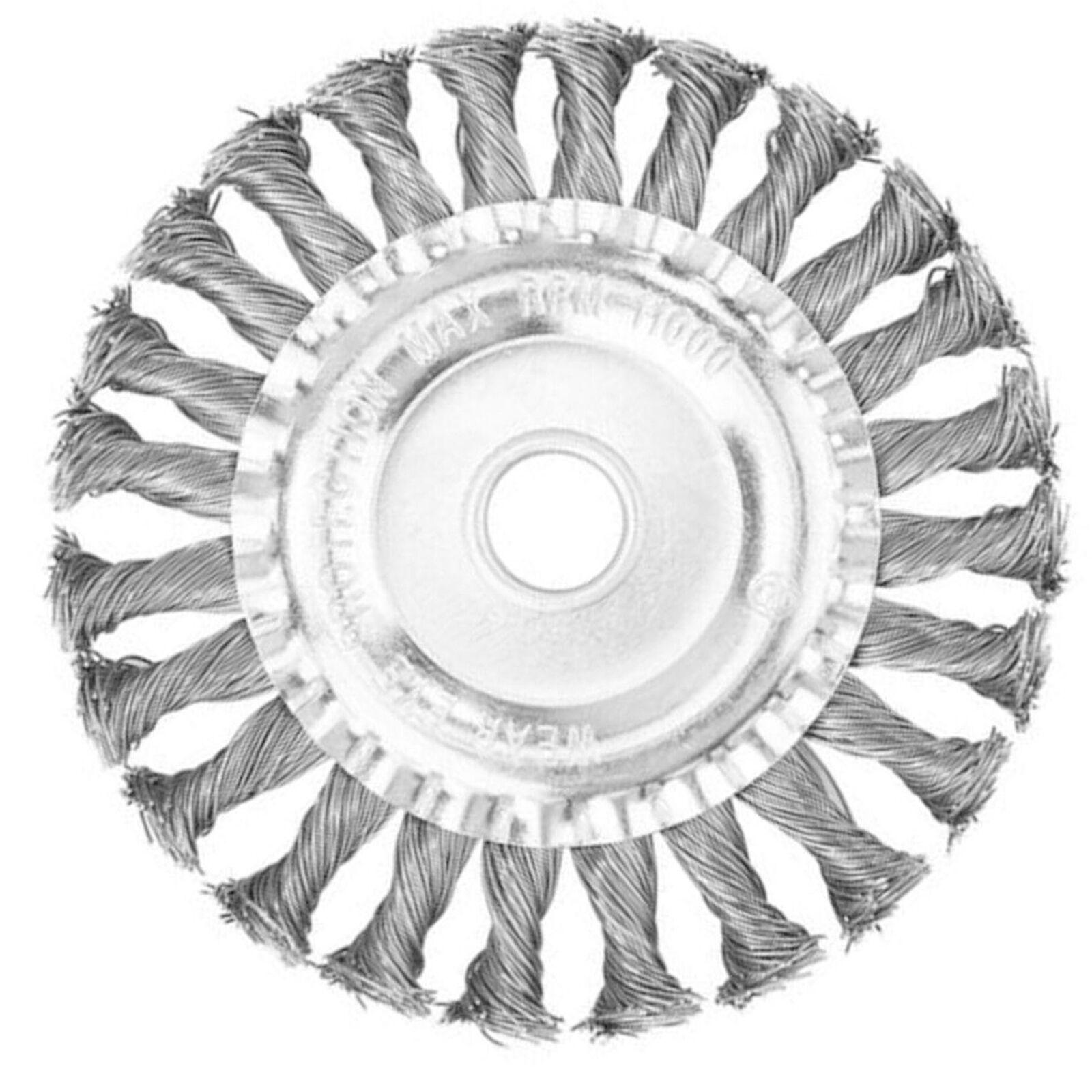 Garden Trimmer Weed Brush Head Rotary Steel Wire Wheel Lawn Mower Head Cutter JJ