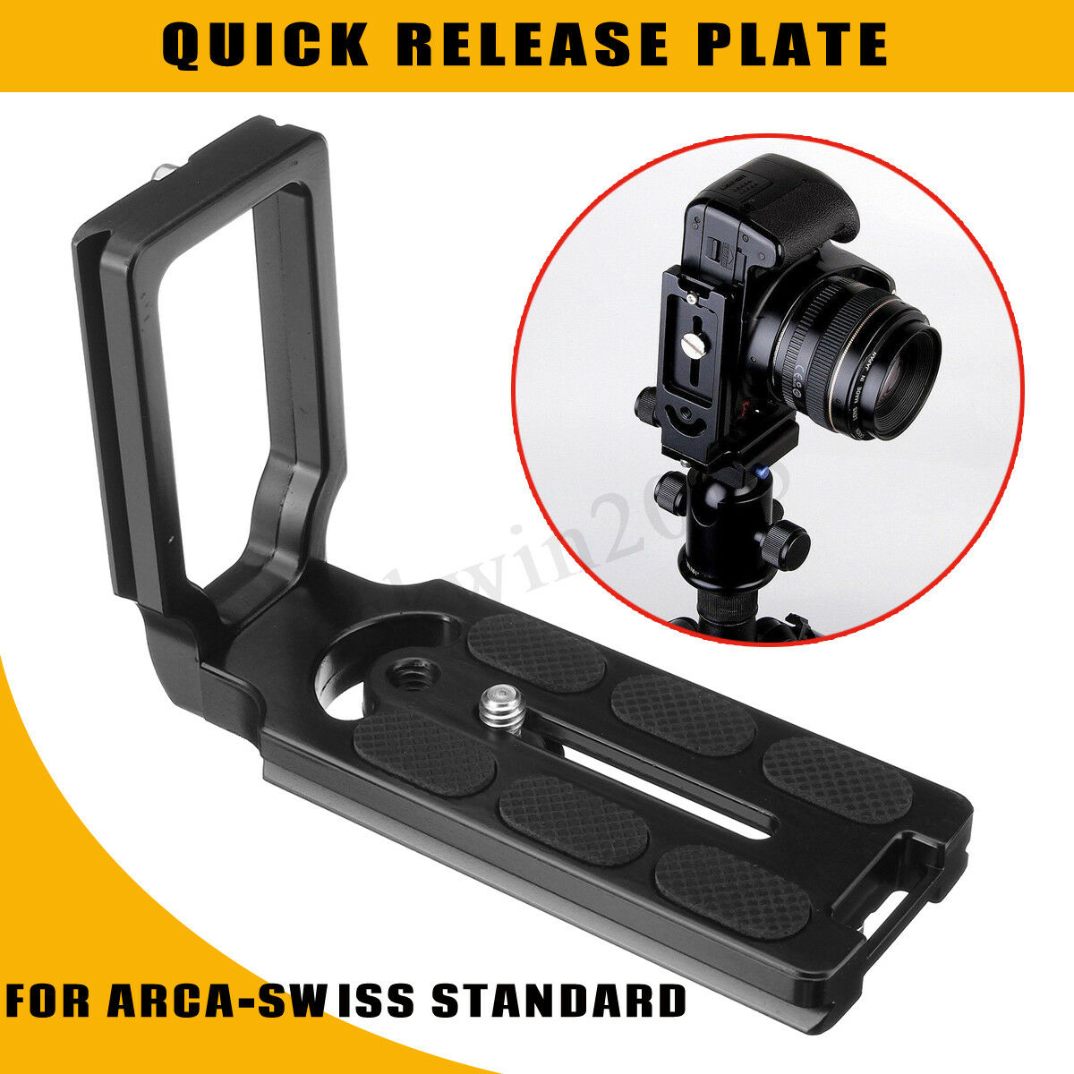 Quick Release L Plate MPU-105L*Bracket For Nikon D7200 750 5500 3300 SLR Cam Re