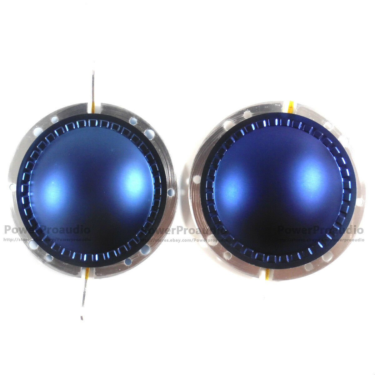 2 x Diaphragm Kit  for P Audio SD-75BF SD75BN Driver VC 76mm 8ohm Blue Titanium
