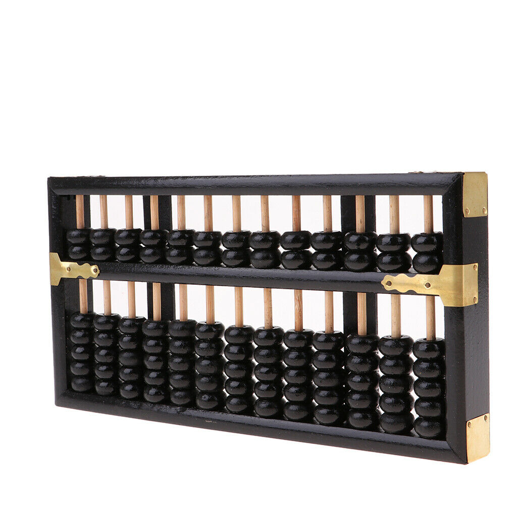 New School Office Calculation Japanese  Chinese Ancient Abacus Black