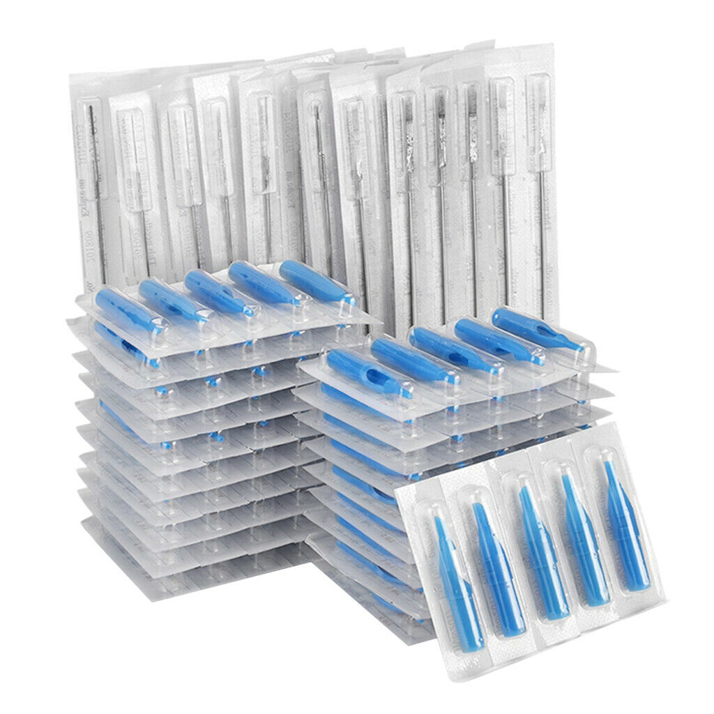 200 Counts Stainless Steel Tattoo Needles Nozzle Tips Tattoo Accessories