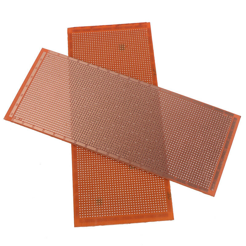 2pcs Universal PCB Board 10*24.5CM Diy Prototype Paper Printed Circuit BoarY Lt