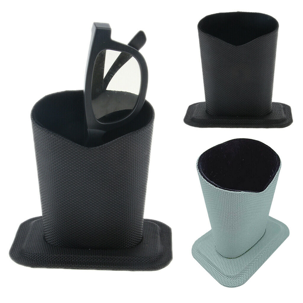 4 Packs Wearpoof Fabric Eyeglass Pen Holder Stand Upright Glasses Case Box