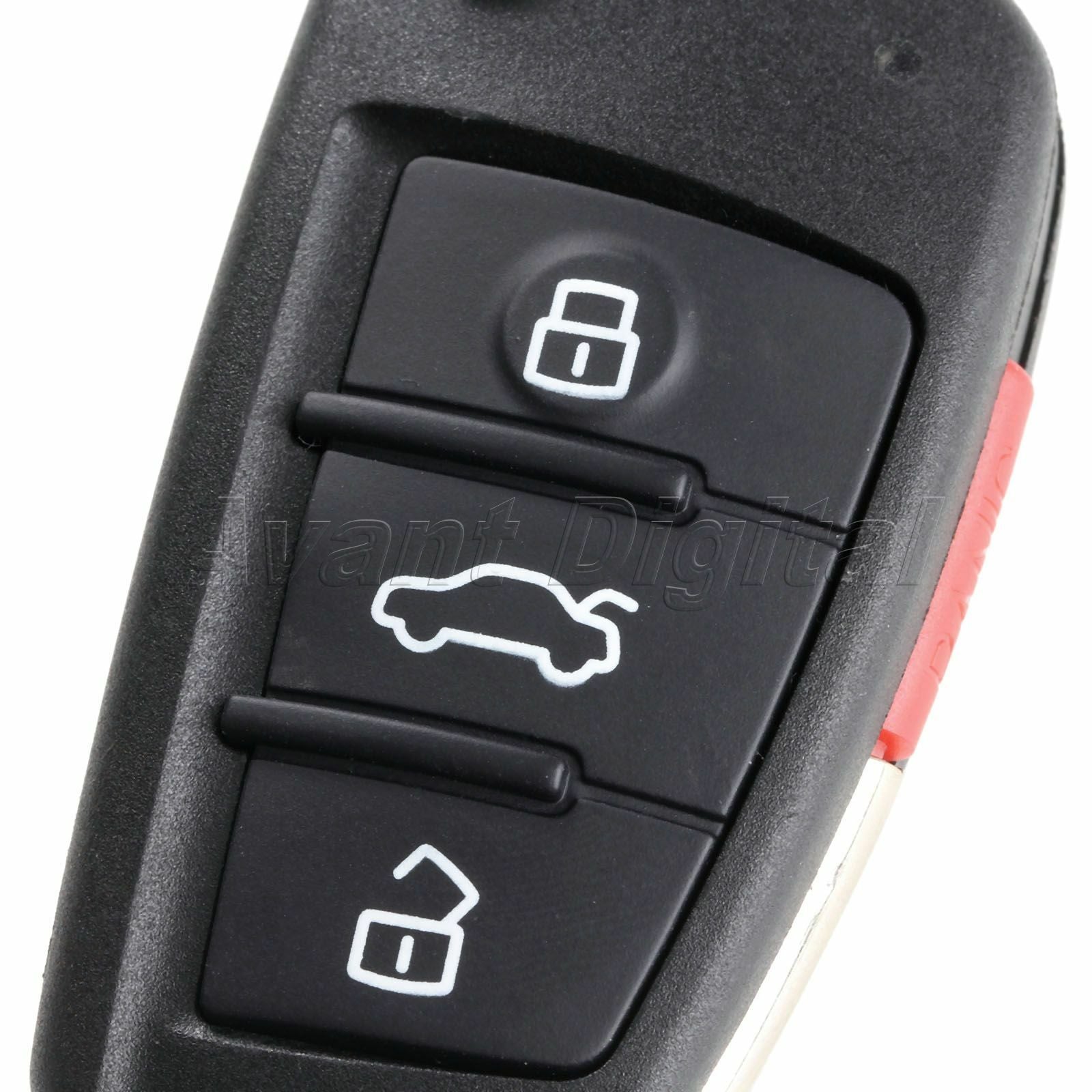 Uncut Blade Car Remote Key Fob Shell Replacement Case For  A6 A4 A2 A8 TT Q7
