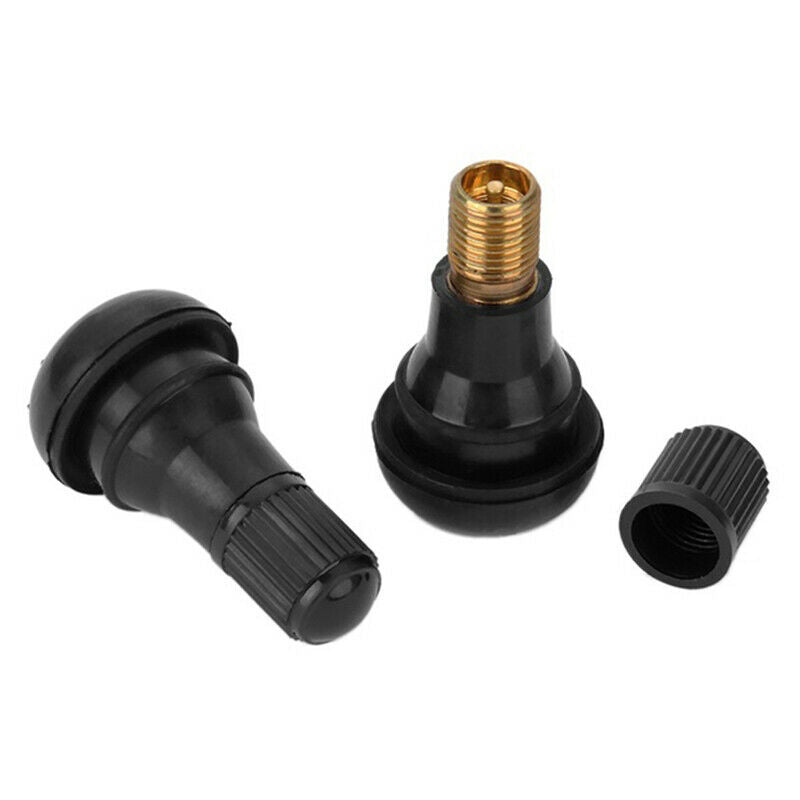 4Pcs TR412 Chrome Alloy Tubeless Rubber Wheel Tyre Valve For Cars Motorcy.l8