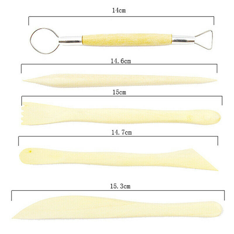 18Pcs Arts Crafts Clay Sculpting Tools Pottery Carving Tool kit Ceramics NewBDA