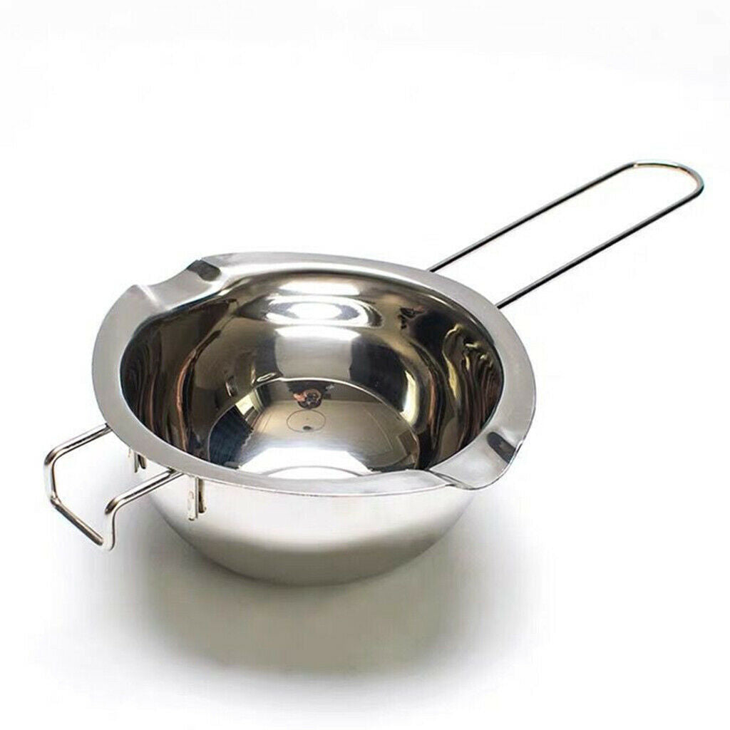 2X Stainless Steel Wax Melting Pot Double Boiler for Candle Making Supplies Tool