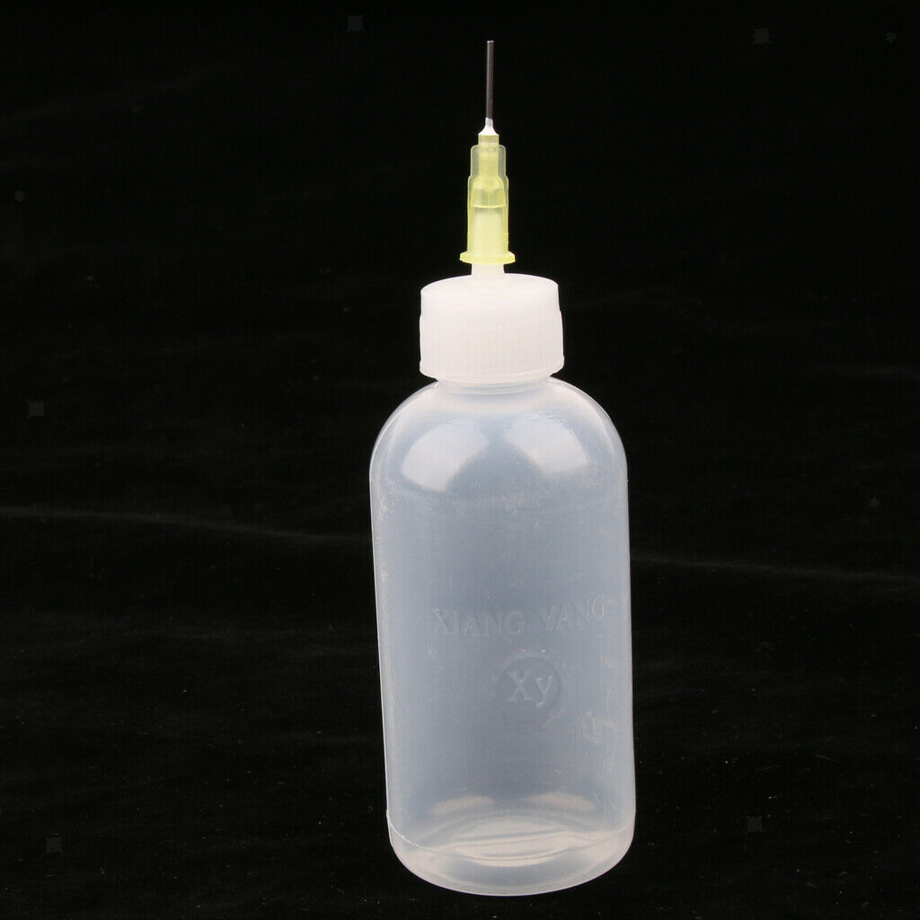 Perfeclan 12pcs 50ml Glue Applicator Liquid Oil Dropper Bottles  Tip