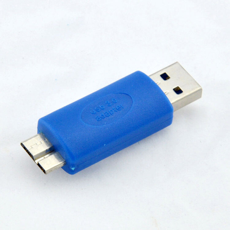 USB High Speed 3.0 Type-A Male to Micro B Male Plug Adapter Gender Changer