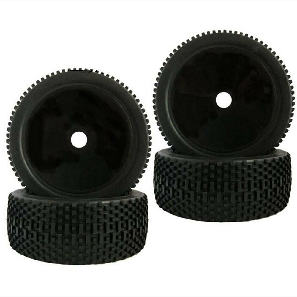 4Pcs 1/8 Buggy On-road Tire Tyre RC Wheels For Redcat HSP FS Racing Car