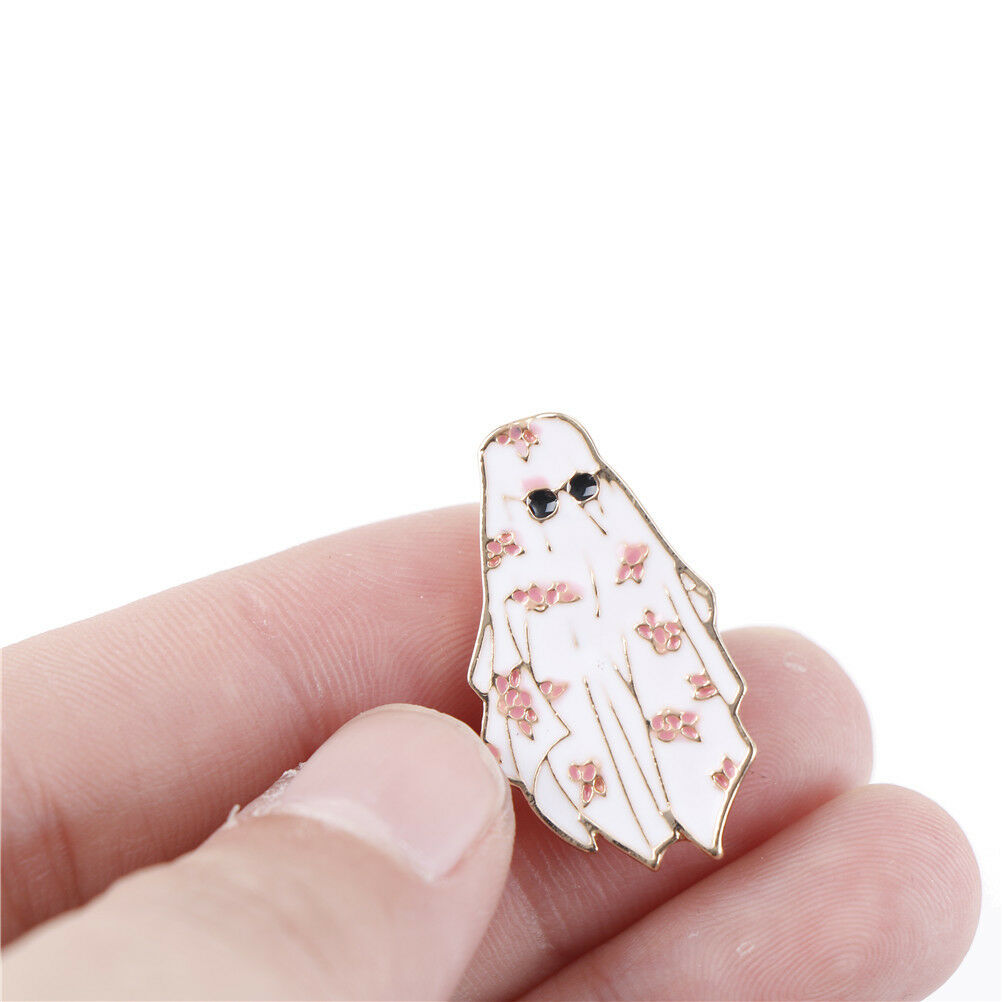 Dubai Enamel Pin Arabian flower white robe sunglass Brooch Backpack Pin`Ba.l8