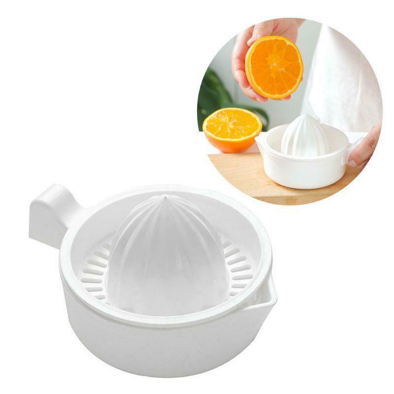 Mini Plastic Double Layer Household Manual Citrus Juicer Orange Lemon Fruit Cup
