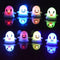 1PC Kids Night Light Plastic Ghost Shaped Cute Hanging Lights Holiday Gift