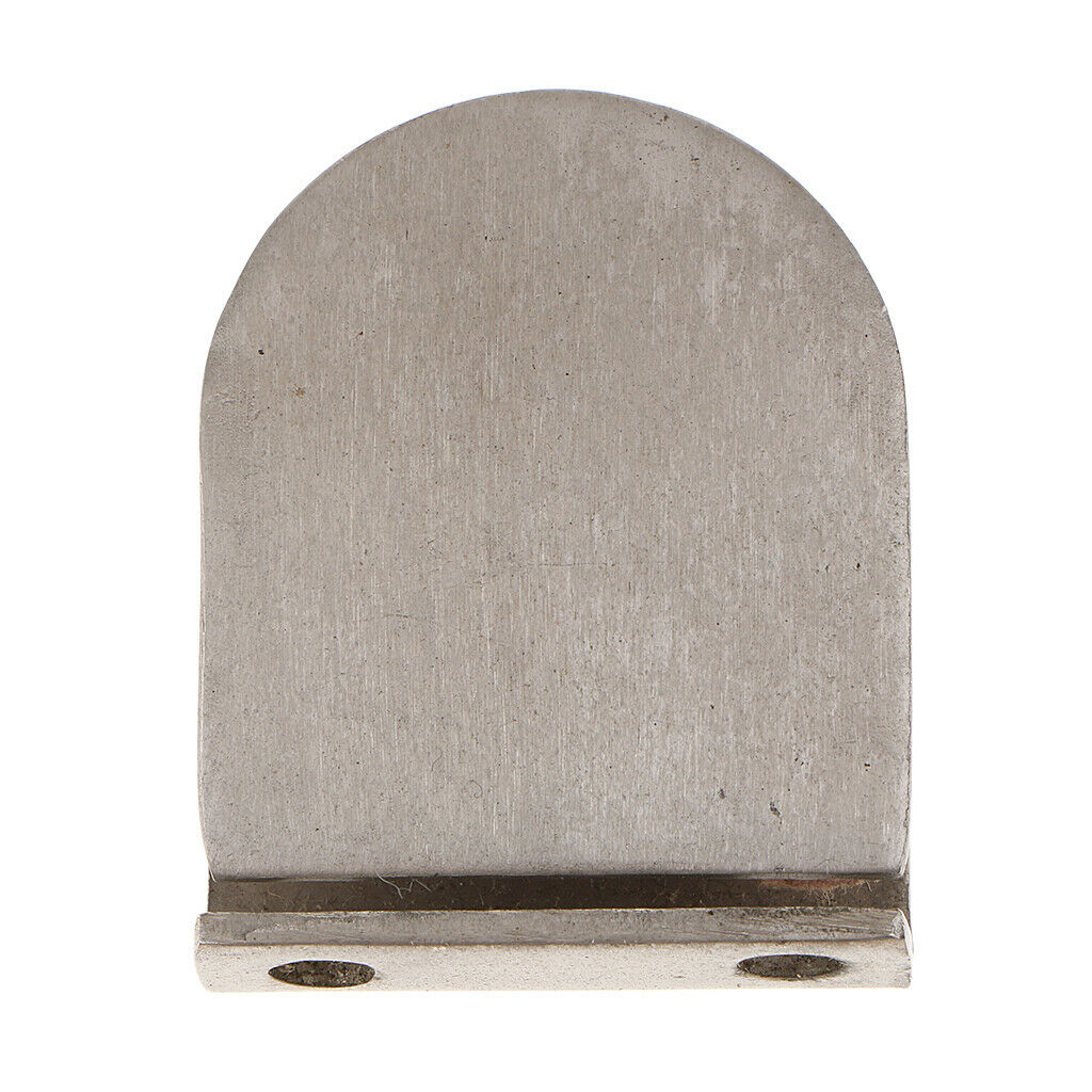 Glass Shelf Clip Clamp Support Brace Bracket Semi-Circular 0 degree