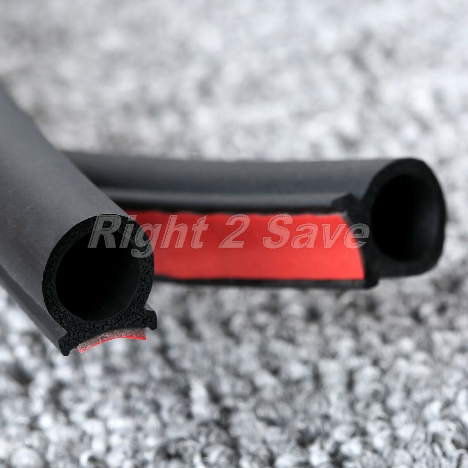 26Ft 8M Car Truck Door Big D-shape Rubber Sealing Weather Strip Hollow Universal