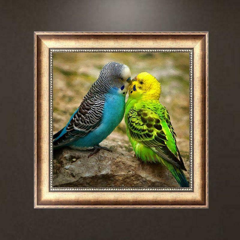 Birds 5D DIY Diamond Painting Embroidery Rhinestones Cross Stitch Kit Home Decor