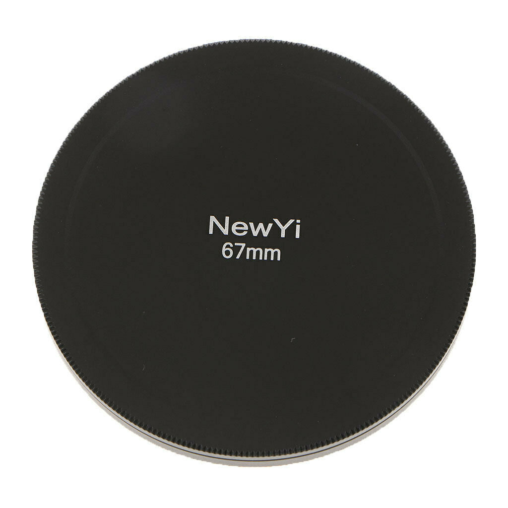 67mm UV CPL Lens Filter Protection Case Cover Box Storage   Metal Black .