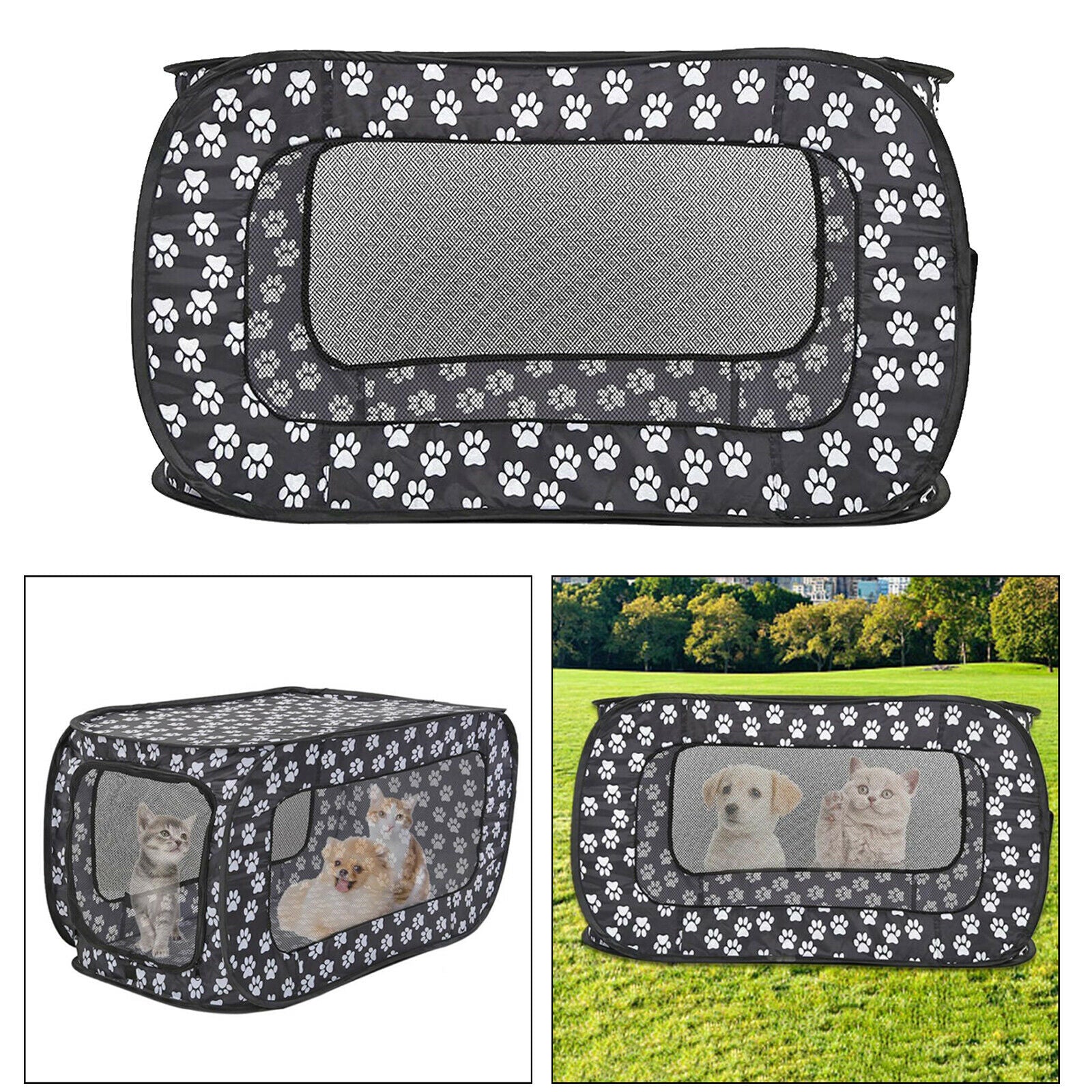 Folding Cat Carriers Dog Carrier Pet Carrier for Small Medium Cats Dogs Puppies