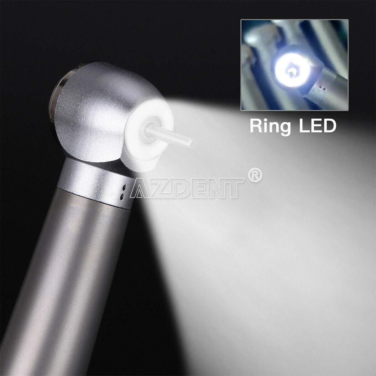 Dental E-generator Shadowless Ring LED Ceramic Bearing High Speed Handpiece M4