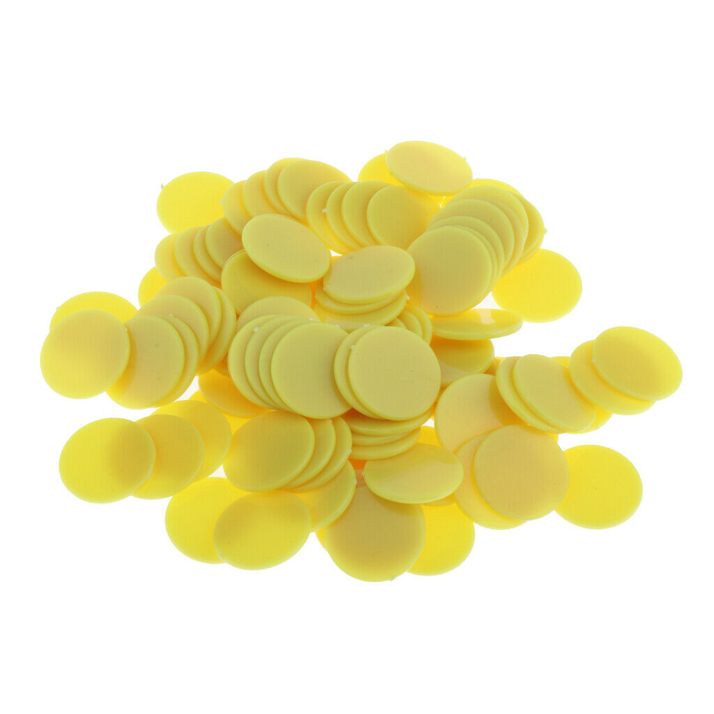 100pcs/pack ABS Plastic Poker Chips Casino