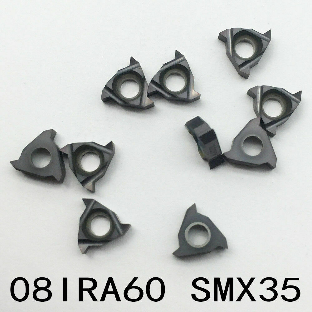 10PCS 08IR A60 SMX35 Indexable CNC Threading Carbide Insert For stainless steel