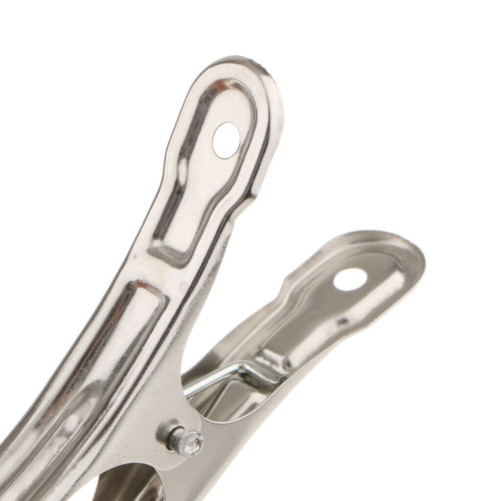Universal 8pcs Stainless Steel Laundry Pin Clothespins Photo Paper Pins