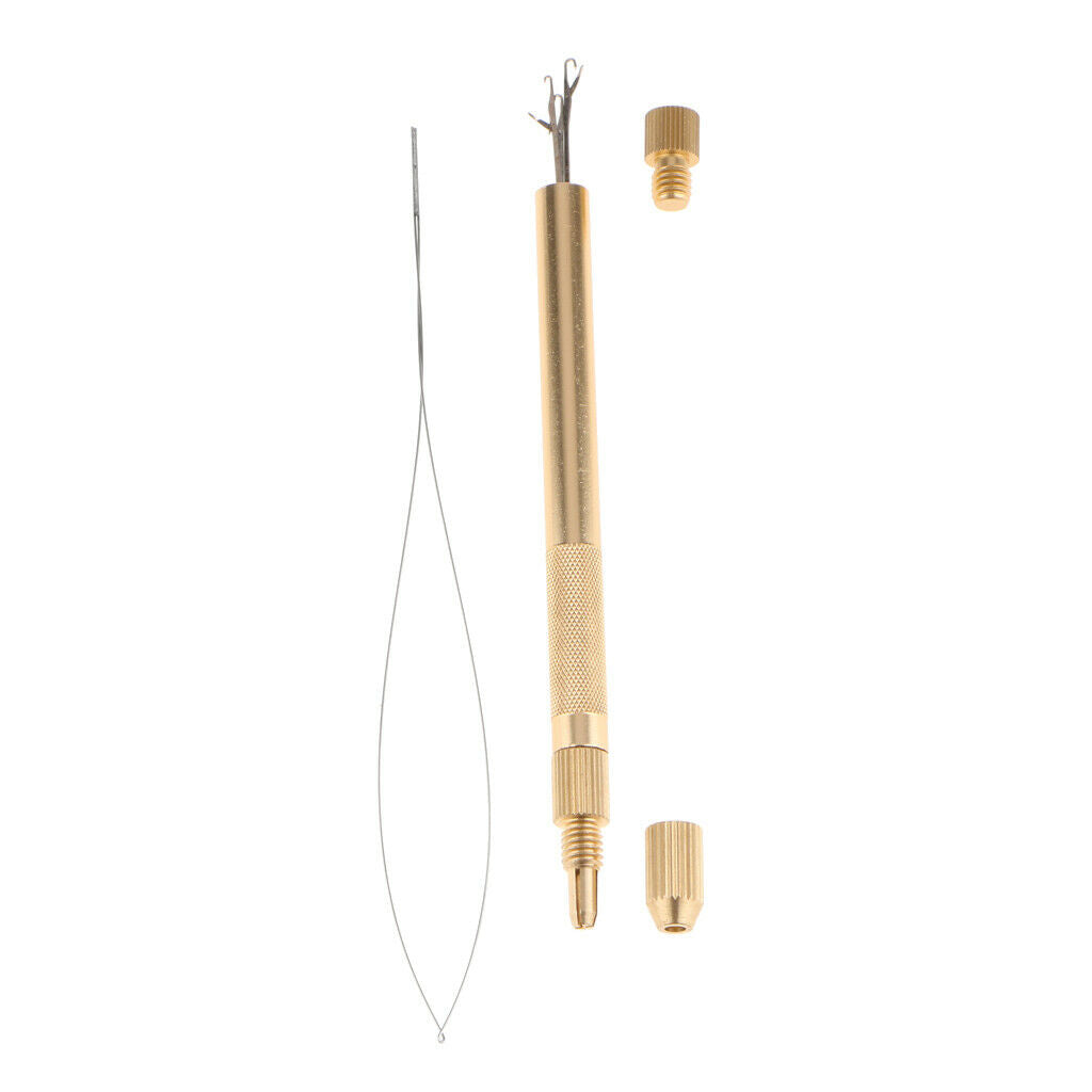 Ventilating Latch Pulling Loop Hooking Needles And Holder Kit Latch Hook Needle