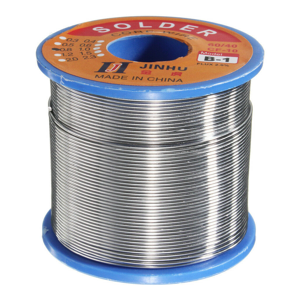 1X 0.8mm 500g 2.0% Rosin Core Soldering Solder Wire Tin Lead 60/40 Flux