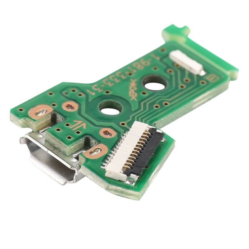 For PS4 Controller Micro-USB Charging Socket Circuit Board JDS-040 12-Pin CablY9