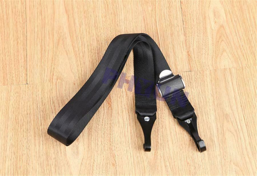 High strength Polyester+Steel Double-Hooks ISOFIX Latch Connector Fixing Strap