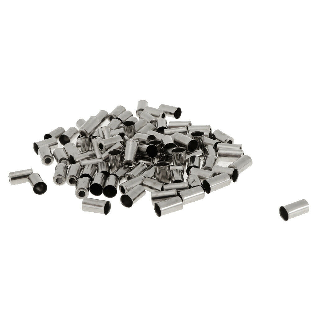 100pcs bicycle brake cable end   brake claws cable housing ferrules aluminum