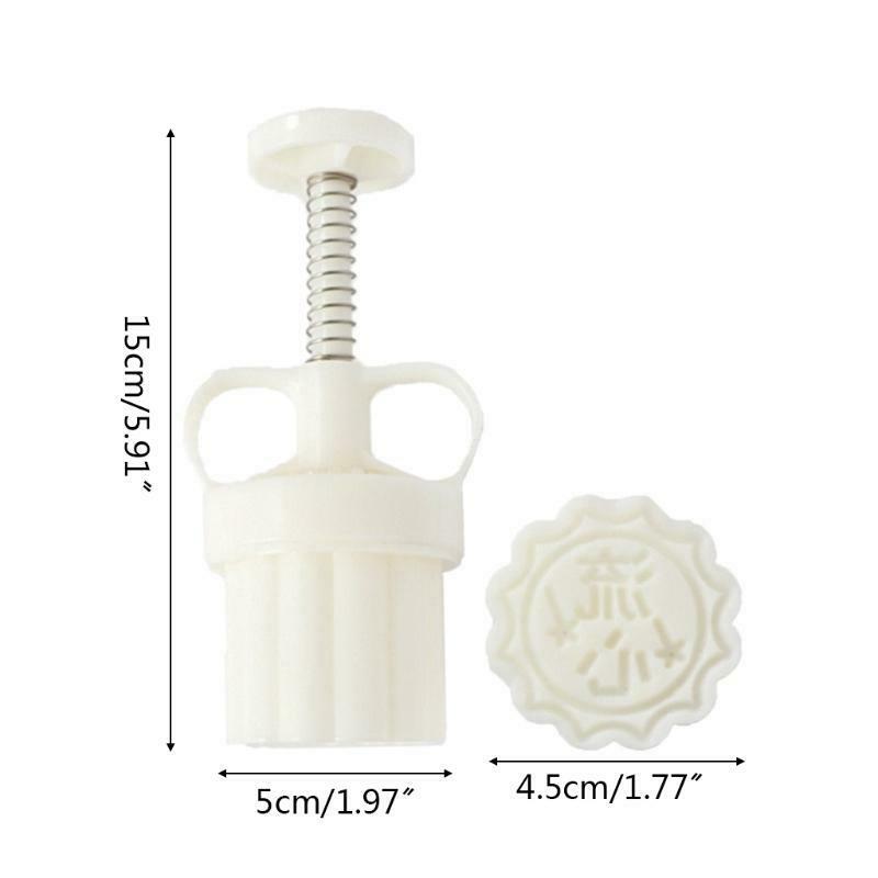 Chinese Word Pattern 50g Design Moon Cake Molds Press Safe Mold for Mid-Autumn