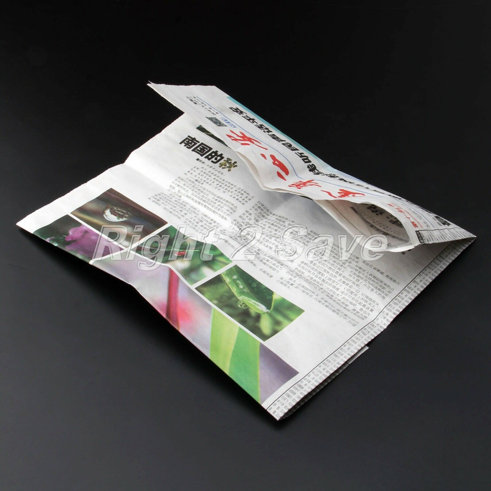 1Pc Paper Magic Show Newspaper Water Props Trick Hidden Water Close Shot Stage