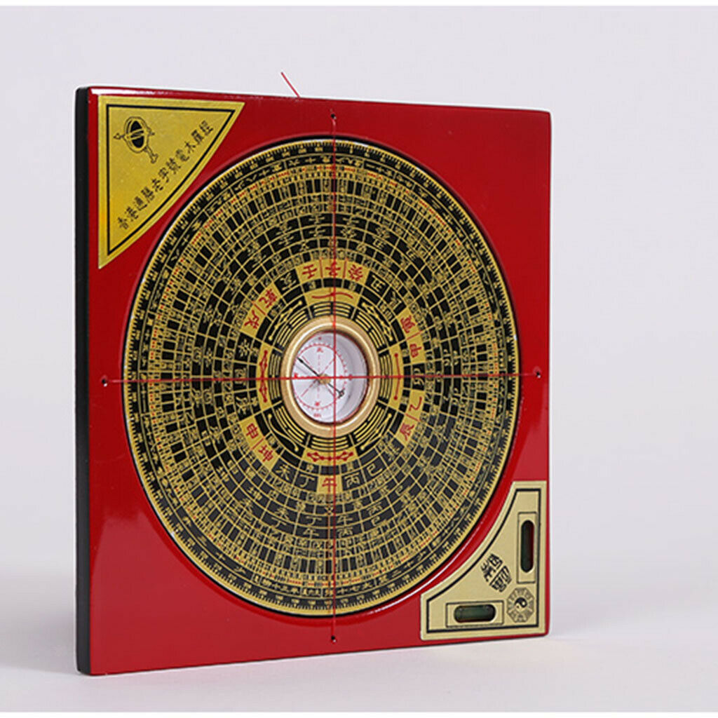 Retro Chinese Compass Feng Shui Ancient Compass Collectables Geomantic