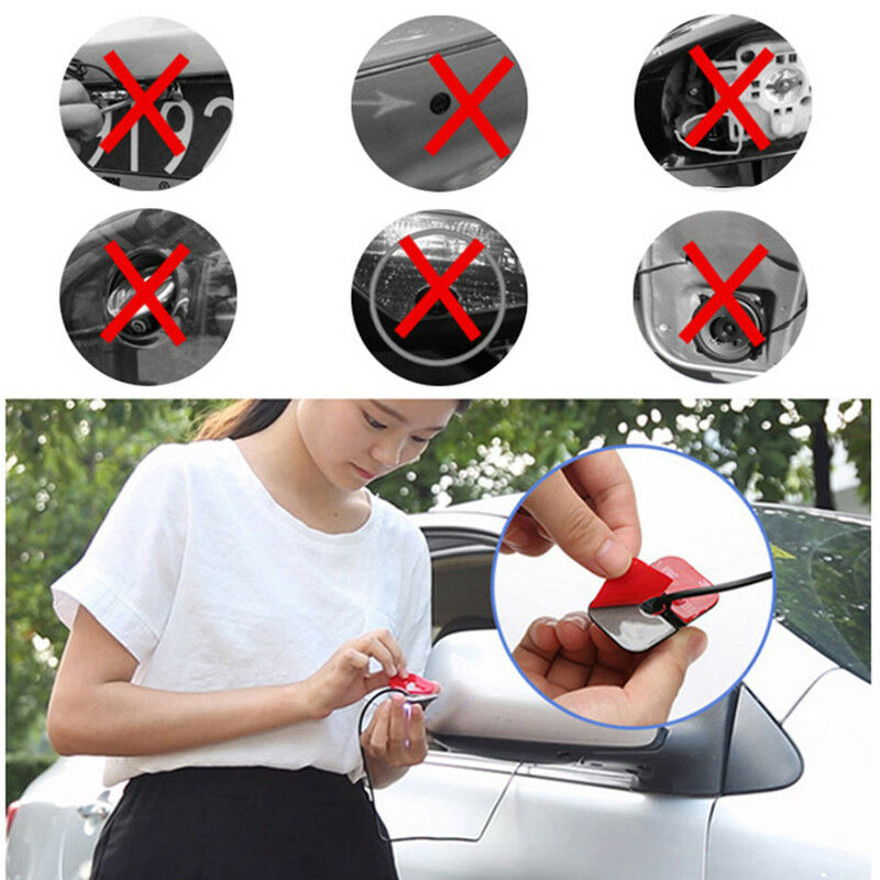 Waterproof Auto Front Rear View Camera 170Â° Light Sensitive LED Night Vision