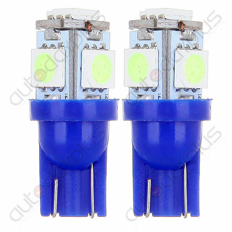 20pcs T10 184 192 193 194 259 W5W 5SMD 5050 LED Ice Blue Car Wedge Light Bulb