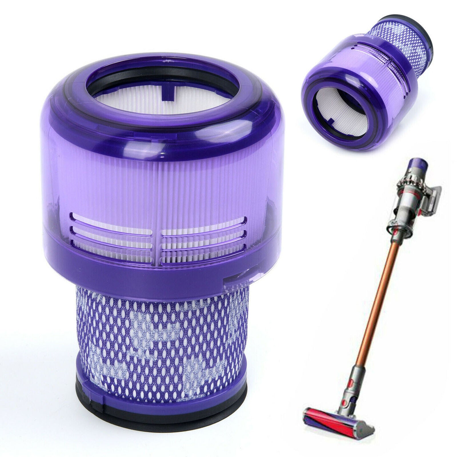 Filter For Dyson V11/SV14 Animal + Plus Absolute Pro Vacuum Cleaner Easy To Dry