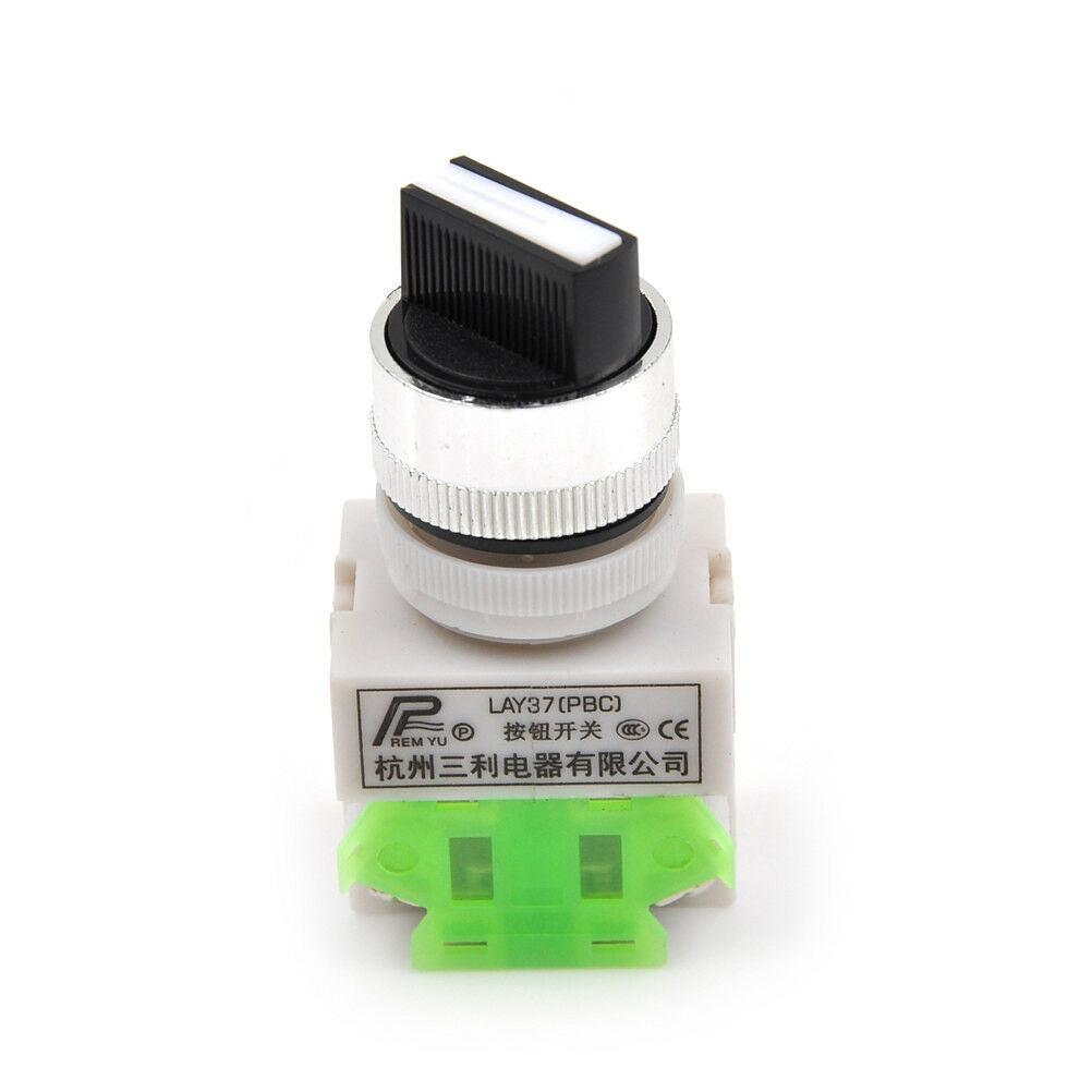Three Position Selector Rotary Switch Power Ignition LAY37-20X3 22mm SwitcheH WF