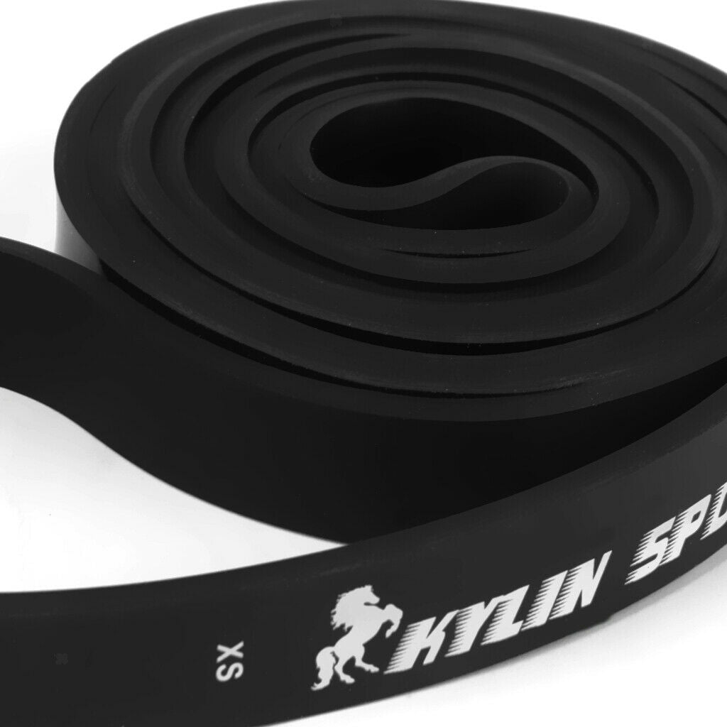 Red & Black Resistance Bands Loop Strength Training Fitness Yoga Pilates