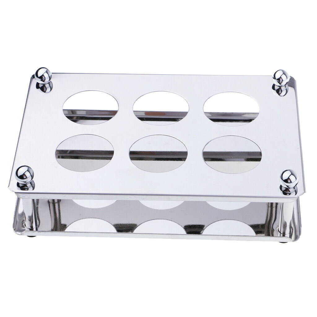 12 Holes/6 Holes Liquor Cup Holders Wine Racks Stainless Steel Wine Rack  #1