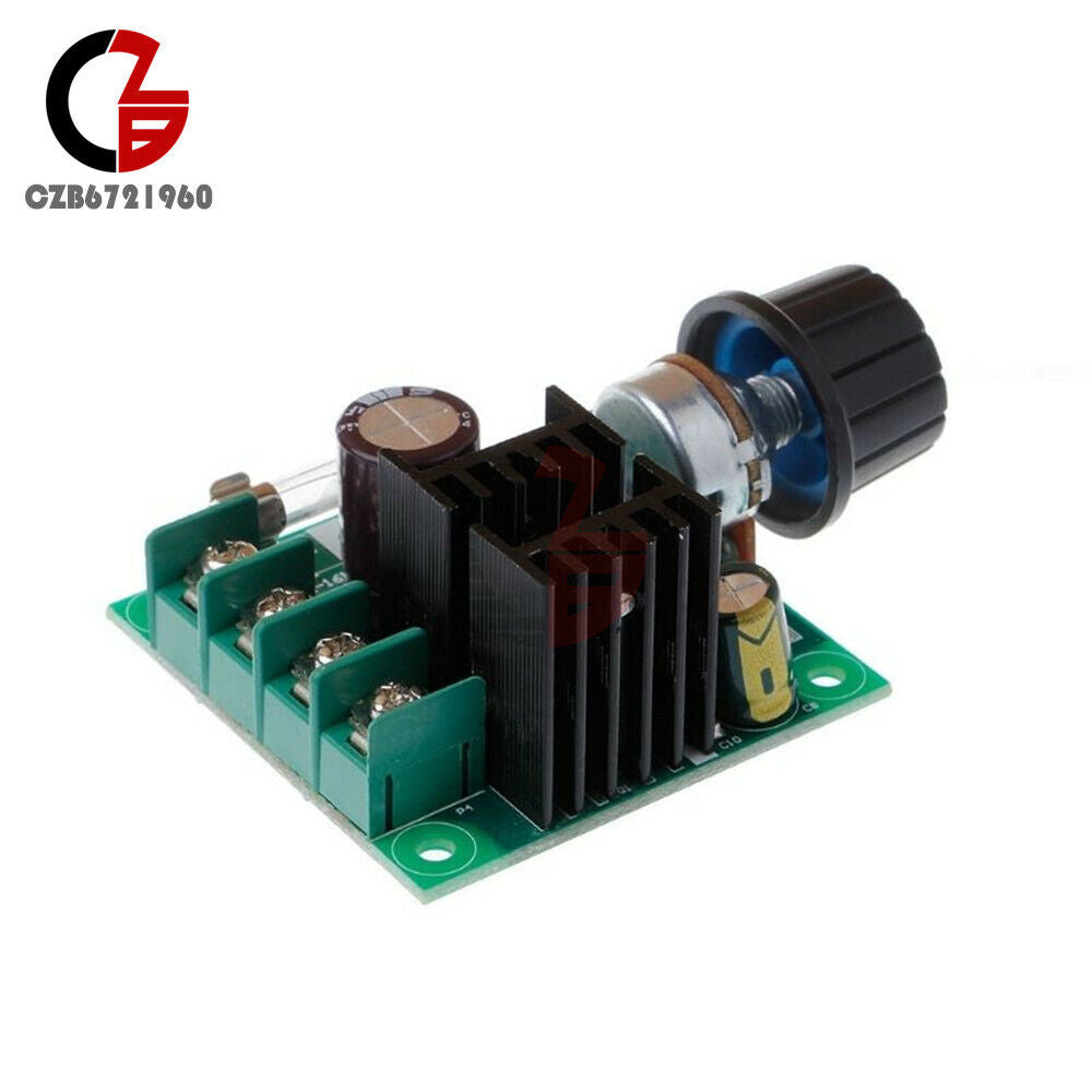 2PCS 10A PWM DC Motor Speed Switch Controller Voltage Regulator Dimmer 12V~40V