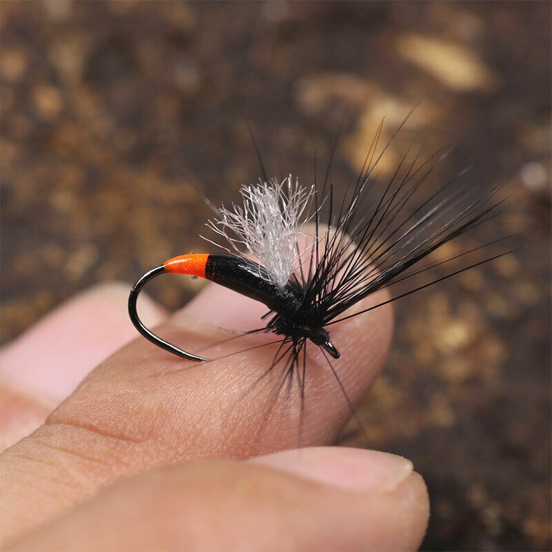 6PCS Ant Dry Fly Trout Fishing Barbless Hook Fishing Lure Artificial Inse.l8
