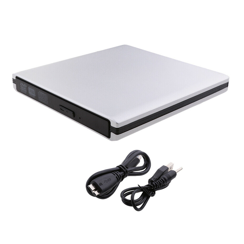 External DVD Drive, Portable DVD RW / CD RW USB 3.0 CD DVD Burner Reader Writer