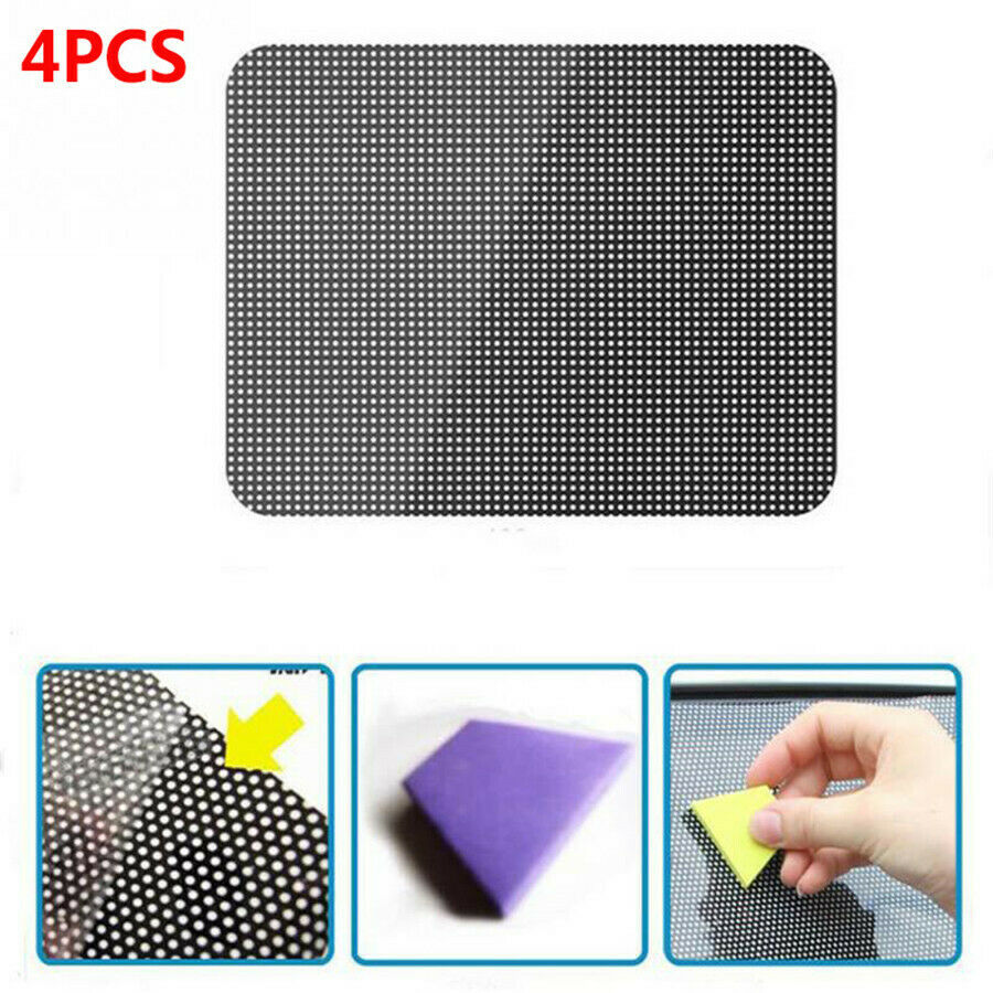 4X 63Ã—42cm Car Window Sun Shade Cover Washable Reusable for Automotive Truck SUV