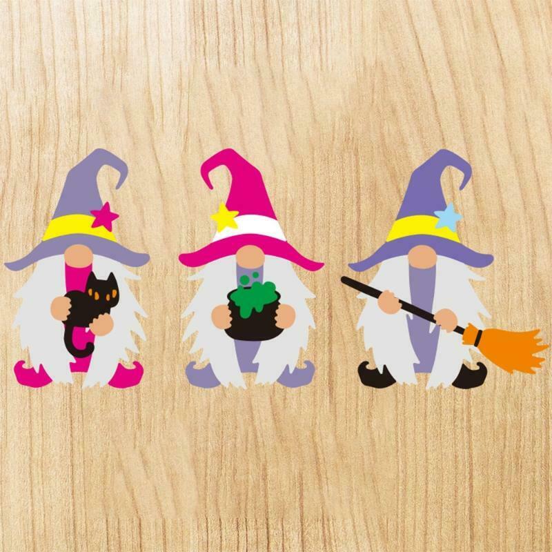 Halloween Gnome Witch Metal Cutting Dies Stencil DIY Scrapbook Album Paper Mold