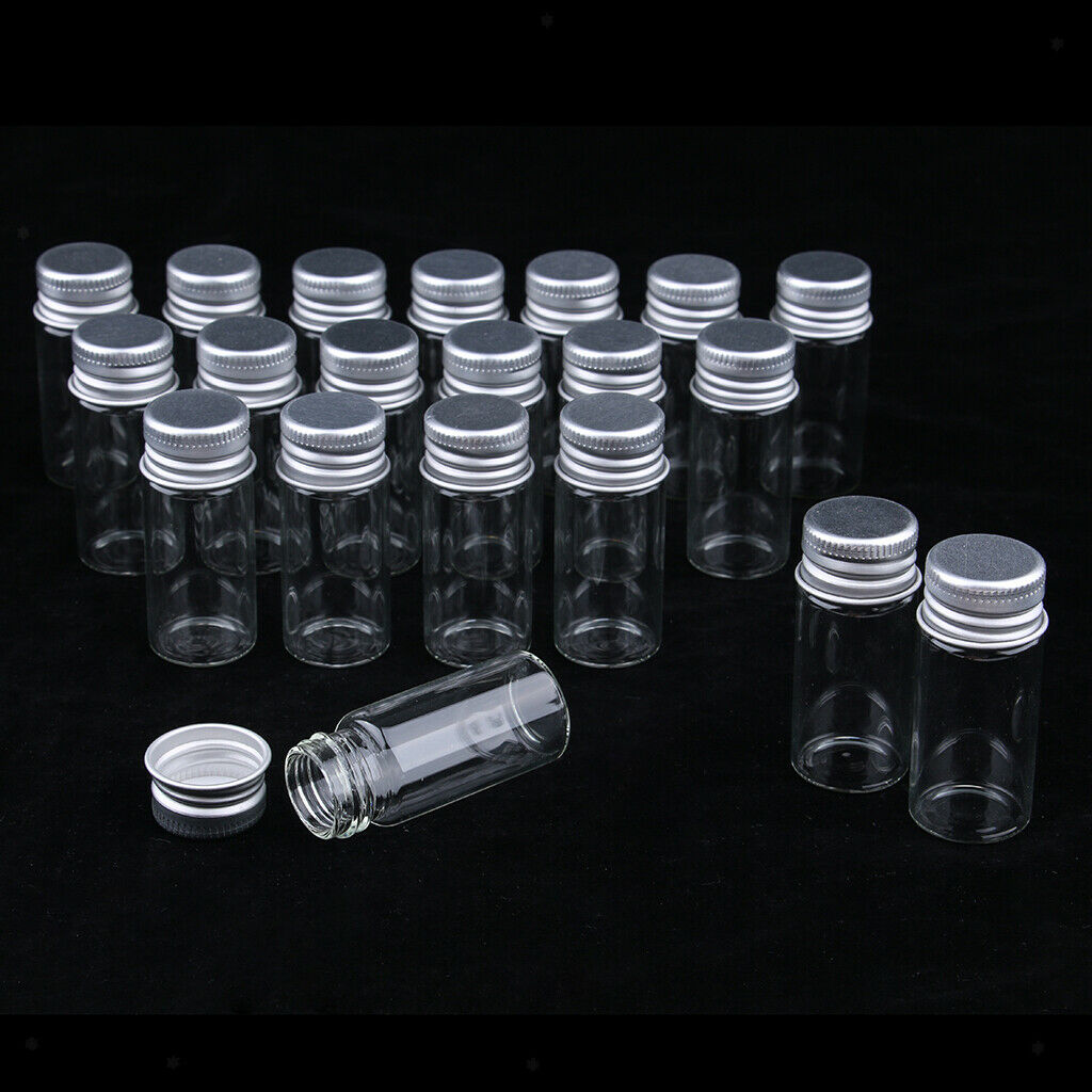 20 Pcs Cosmetic Container Refillable Round Jars for Cosmetic Travel - 10ml
