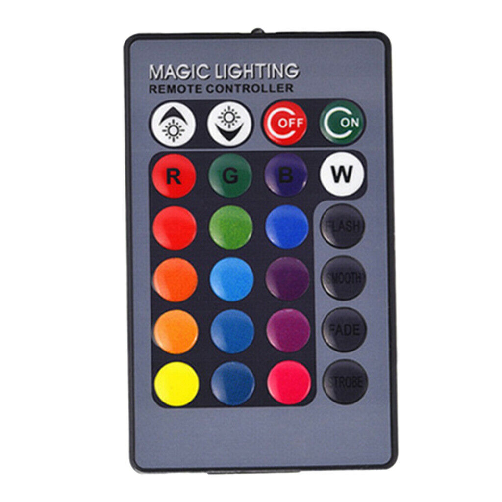 Remote Controller for Colored Changing LED Light Bulb 5 level brightness