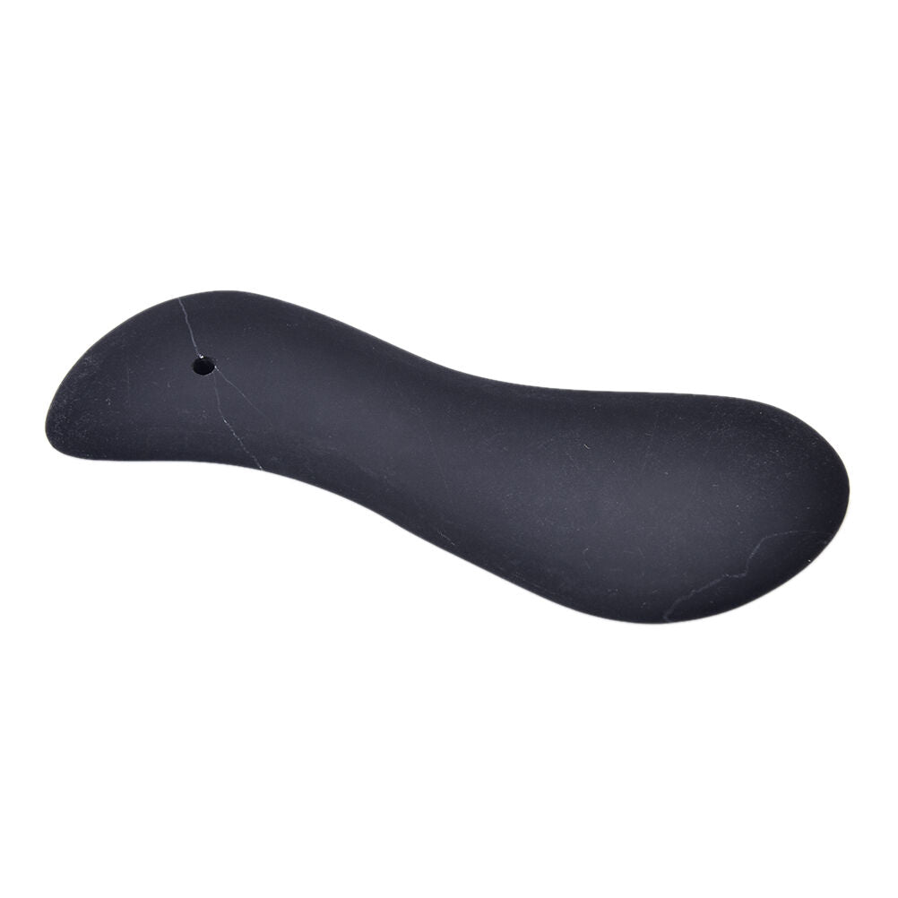 Black Bian Stone Massage Gua Sha Plate Tool Natural Health Scrape Therapy .l8