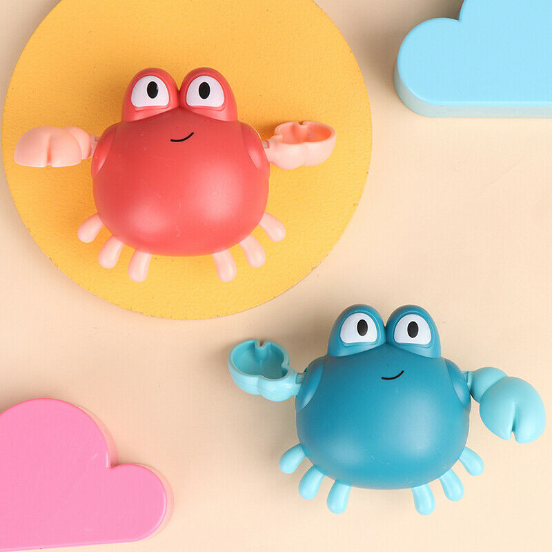 1Pc Baby Bath Toys Cute Crab Classic Baby Water Toys Infant Swim Clockwork  Qx