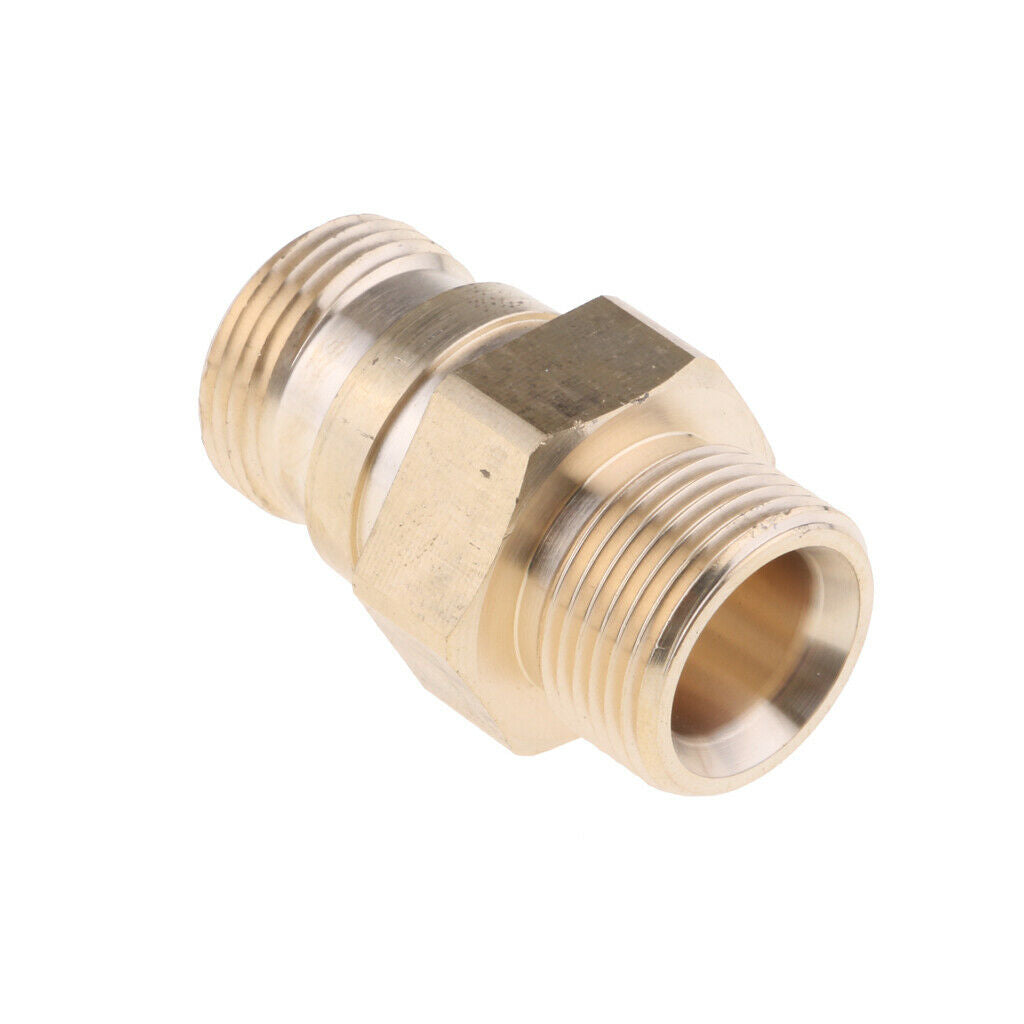 Pressure Washer Connector 22mm Male to 22mm Male Brass Coupling High Quality,